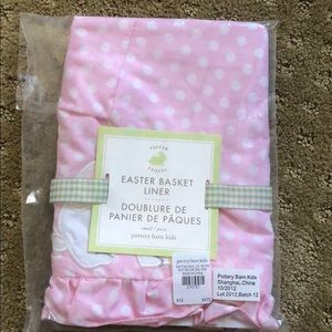 Pottery barn easter basket liner